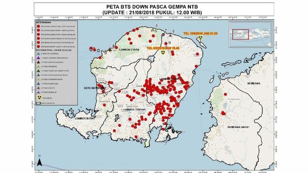 Pemadaman Bergilir Hambat Pemulihan 'Base Stations' di Lombok