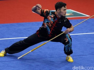 Achmad Hulaefi Tambah Perunggu Indonesia dari Wushu Asian Games 2018