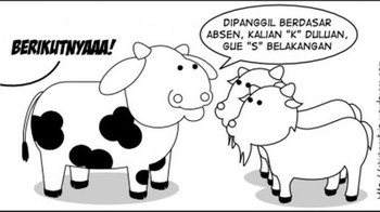 Kayak absensi sekolah ya, dipanggil berdasarkan urutan abjad. Foto: Internet