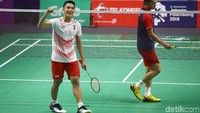 Sebelumnya juga ada  Jonatan Christie yang berhasil memetik kemenangan atas Kenta Nishimoto.