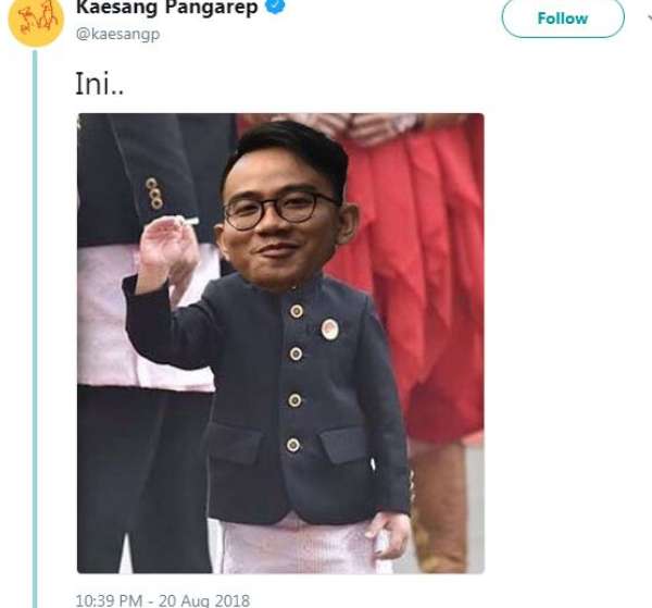 Dibandingkan dengan Anak Prabowo, Kaesang: Saya Cuma 