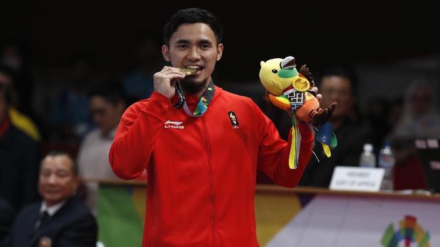 Achmad Hulaefi kalah saing dari atlet wushu China dan Korea Selatan di babak final.