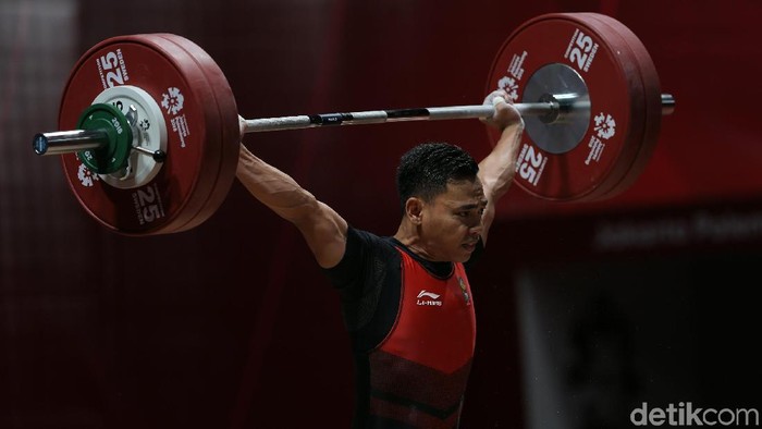 Eko Yuli atlet angkat besi. (Foto: Agung Pambudhy) Eko Yuli atlet angkat besi. (Foto: Agung Pambudhy)