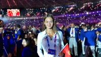 Potret atlet Asian Games 2018 asal Kirgistan jadi viral di media sosial karena kecantikannya. Atlet ini bernama Anuta Bulanova. (Instagram/@anutabulanova)