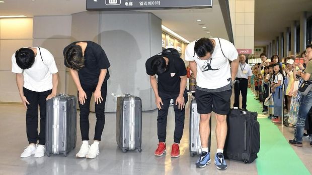 Sebanyak empat pebasket Jepang dipulangkan karena terlibat prostitusi di Jakarta. (