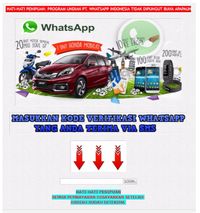 Waspada Penipuan 'Hadiah WhatsApp' 