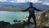Di Capetown, Eko Yuli sempat jalan-jalan menikmati pemandangan indah Afrika Selatan (ekopower62/Instagram) 