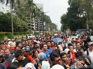 Ricuh, Penonton Emosi Tak Dapat Tiket Final Bulutangkis Asian Games
