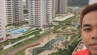Eko Yuli berfoto di Barra da Tijuca, Olimpiade RIo 2016. Di sana Eko berhasil menyabet medali perak (ekopower62/Instagram) 