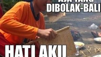 Jangan dibolak-balik dong hati aku! Foto: Istimewa