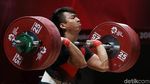 Aksi Deni Dominasi Grup B Angkat Besi Kelas 69 Kg Putra