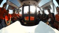 Wefie di dalam Bus Otonom Asian Games.