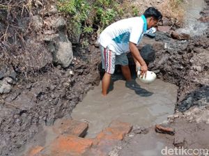 Bangunan Diduga Candi Ditemukan Warga Pasuruan Saat Gali Irigasi