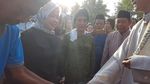 Saat Susi Salat Id Bareng Korban Gempa Lombok di Bawah Tenda Darurat