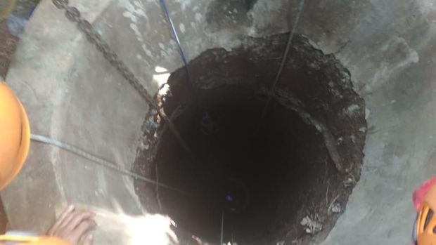 Sapi Kurban 4 Kuintal Terjatuh ke Sumur di Bandung Barat