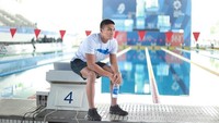 Kira-kira begini pose keren dan serius Gagarin ketika berlati, untuk mempersiapkan diri di ajang Asian Games 2018. Foto: Instagram @gerinathaniel