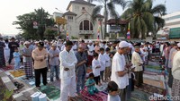 Salat Idul Adha 1439H di kawasan Jakarta berjalan dengan aman dan lancar.
