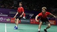 Peringkat 1 dunia ganda putra Kevin Sanjaya Sukamuljo/Marcus Fernaldi Gideon positif lolos dalam BWF World Tour Finals 2018. Dok. Tim Humas dan Media PP PBSI.