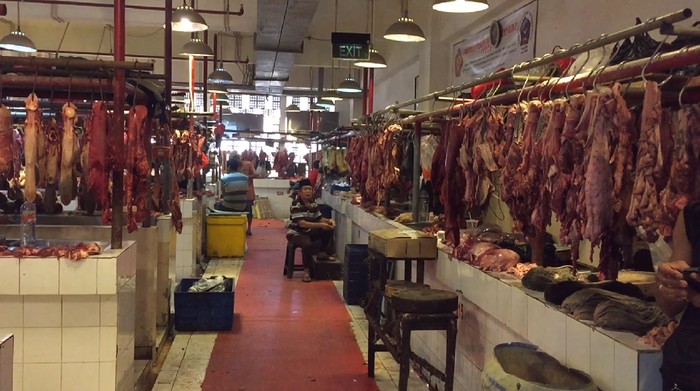 Harga Daging Sapi di Pasar Senen Masih Normal