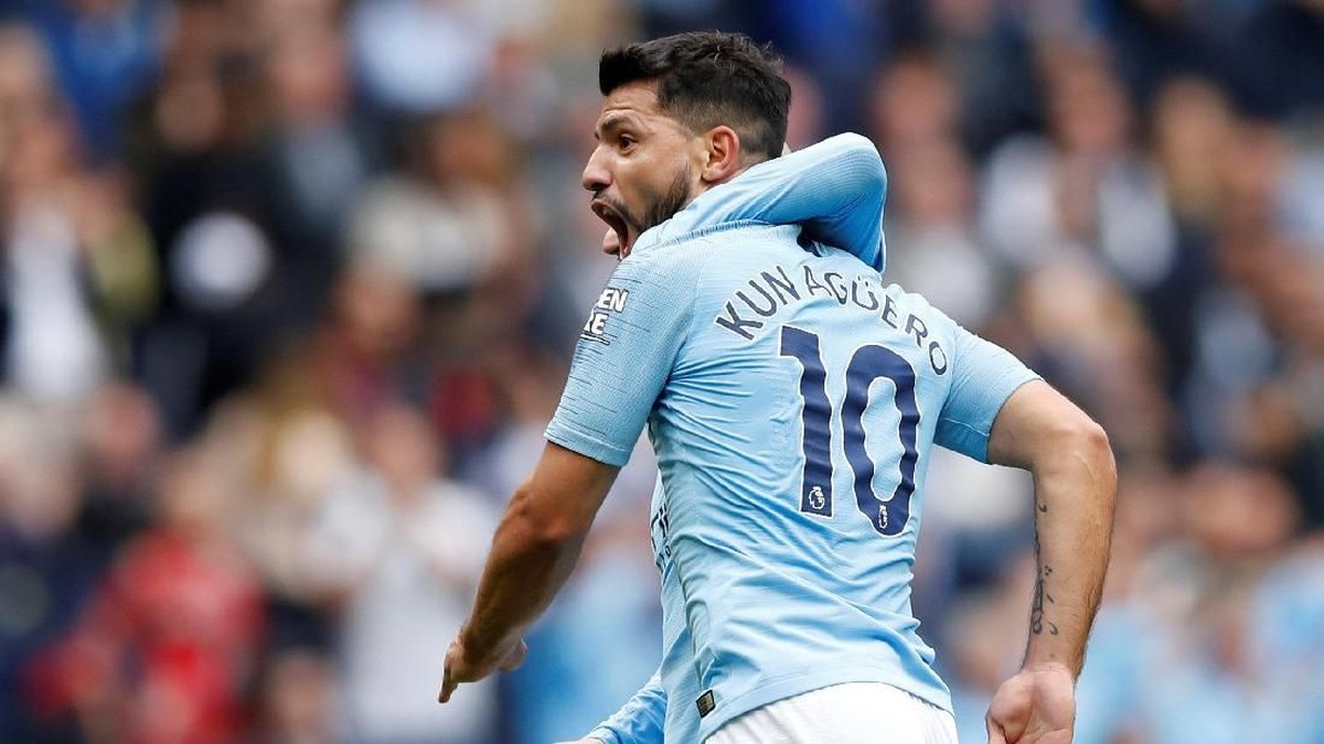 Sergio Aguero dianggap jadi penyerang asing terbaik sepanjang masa Premier League (Carl Recine/Reuters)