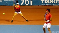 Sempat memimpin gim 3-0, Indonesia memungkasi set kedua dengan skor 6-1.
