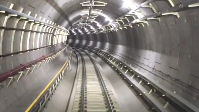 Kereta MRT Jakarta Sudah Sampai di Terowongan Bundaran HI! Kereta MRT Jakarta Sudah Sampai di Terowongan Bundaran HI!