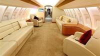 Foto: Terdapat sejumlah lounge nyaman untuk para tamu kerajaan di dalam pesawat (Controller)