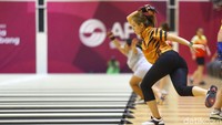 Peboling cantik asal Malaysia Syaidatul Afifah Badrul Hamidi bertanding di JSC Bowling Center, Palembang, Rabu (22/8/2018).
