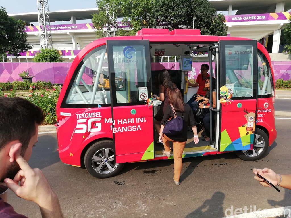 Bus Otonom di Asian Games