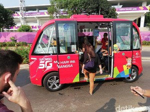 Keliling GBK Selama Asian Games 2018 dengan Bus Tanpa Sopir