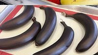 Jika pisang masih mentah, ada trik mudah agar pisang cepat matang. Caranya cukup panggang pisang di oven, dalam suhu 150 drajat celcius selama 30 menit. Meski kulit luarnya hitam, tapi buahnya dijamin matang. Foto: Istimewa