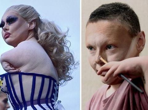 Tanpa Lengan, Wanita Ini Bisa Makeup Wajah dengan Hasil yang Bikin Takjub