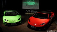Mobil mewah itu diluncurkan di showroom Prestige di Jakarta, Kamis (23/8/2018).