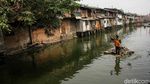 Sampah di Kali Ciliwung Terus Dibersihkan