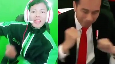 Dayung Sumbang 2 Medali, Ini Mereka yang Ikuti Goyang Dayung Jokowi