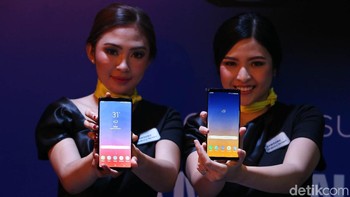 Samsung Galaxy Note 9 (Snapdragon 845) naik satu peringkat ke posisi 7 dengan skor 283.240. Foto: detikINET/Rengga Sancaya