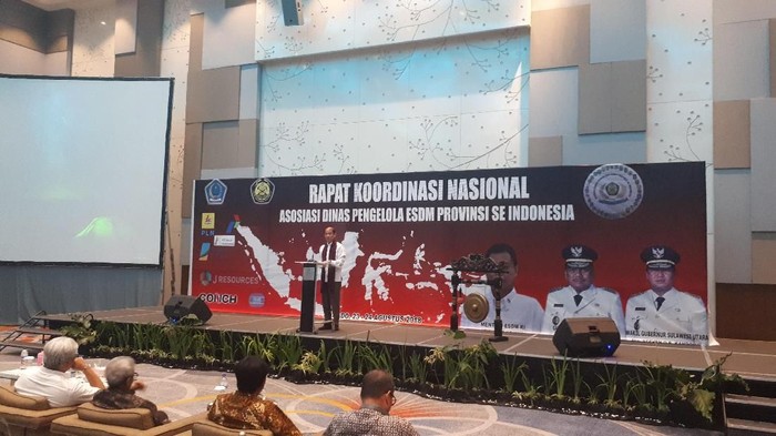 Di Rakornas ESDM, Arcandra Bicara Hak Partisipasi Migas Daerah