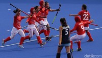 Pertandingan digelar di Lapangan Hoki, Kompleks Gelora Bung Karno, Jakarta, Kamis (23/8/2018).