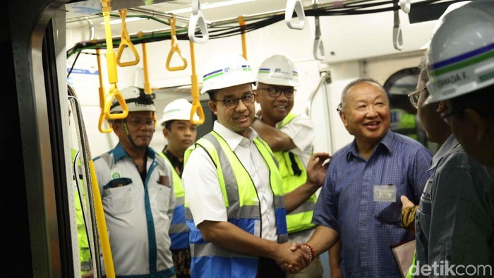 Anies Harap MRT di Jakarta Bisa Jadi Ikon Indonesia