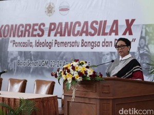 Menlu Retno Marsudi Sampaikan Pesan Ini di Kongres Pancasila X