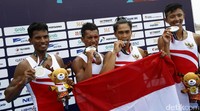 Keempatnya mencatat waktu 6 menit 31.08 detik. 
