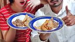 Intip Momen Makan Yama Carlos dan Arfita Dwi Putri