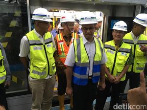 Anies Uji Coba MRT dari Depo Lebak Bulus ke Stasiun Bundaran HI