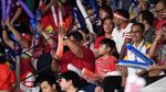 Keseruan Penonton Final Bulutangkis Beregu Putra Asian Games 2018