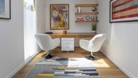 Ruang kerja yang sederhana dan minimalis tapi tetap terlihat elegan. Istimewa/mansionglobal.com