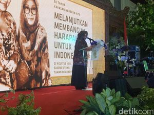 Tutut Soeharto Hadiri Puncak HUT 50 Tahun Yayasan Harapan Kita