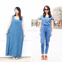 Sarah mendapat materialnya dari toko barang bekas, atau lungsuran teman dan keluarganya yang lain. Foto: Dok. Instagram/Sarah Tyau