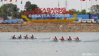 Dalam pertandingan final yang dilangsungkan, empat pedayung Indonesia Ali Buton, Ferdiansyah, Ihram, dan Isadi Ardi berhasil finis kedua untuk menyabet medali perak Asian Games 2018.