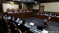 Agenda sidang yakni pemeriksaan terdakwa sebelum tuntutan pada agenda sidang berikutnya.