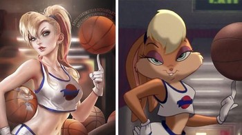 Wow! Begini Lola Bunny jika Jadi Manusia cantik dan seksi. Foto: Brightside